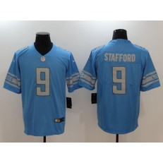Detroit Lions #9 Matthew Stafford Blue Vapor Untouchable Player Limited Men Nike NFL Jersey
