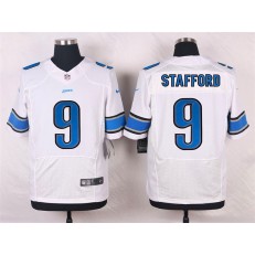Detroit Lions #9 Matthew Stafford Elite White Men Nike NFL Jersey