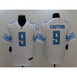Detroit Lions #9 Matthew Stafford White Vapor Untouchable Player Limited Men Nike NFL Jersey