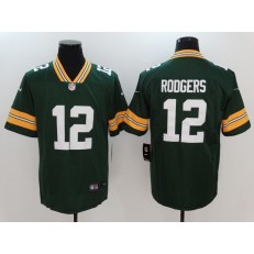 Green Bay Packers #12 Aaron Rodgers Green Vapor Untouchable Limited Men Nike NFL Jersey