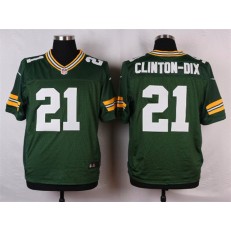 Green Bay Packers #21 Ha Ha Clinton-Dix Elite Green Team Color Men Nike NFL Jersey
