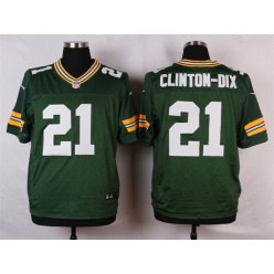 Green Bay Packers #21 Ha Ha Clinton-Dix Elite Green Team Color Men Nike NFL Jersey