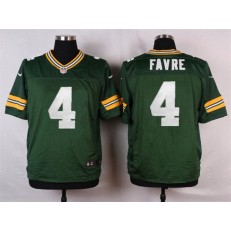 Green Bay Packers #4 Brett Favre Elite Green Team Color Men Nike NFL Jersey