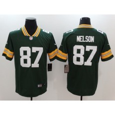Green Bay Packers #87 Jordy Nelson Green Vapor Untouchable Limited Men Nike NFL Jersey