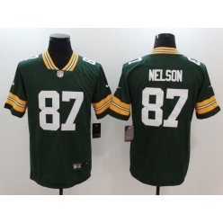 Green Bay Packers #87 Jordy Nelson Green Vapor Untouchable Limited Men Nike NFL Jersey