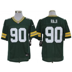 Green Bay Packers #90 B. J. Raji Elite Green Team Color Men Nike NFL Jersey