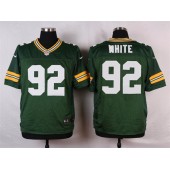 Green Bay Packers #92 Reggie White Elite Green Team Color Men Nike NFL Jersey