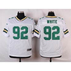 Green Bay Packers #92 Reggie White Elite White Men Nike NFL Jersey