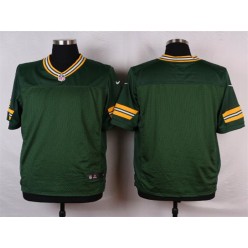 Green Bay Packers Blank Elite Green Team Color Men Nike NFL Jersey