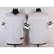 Green Bay Packers Blank Elite White Men Nike NFL Jersey