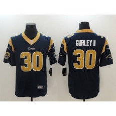 Los Angeles Rams #30 Todd Gurley II Navy Vapor Untouchable Limited Men Nike NFL Jersey
