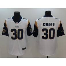 Los Angeles Rams #30 Todd Gurley II White Vapor Untouchable Limited Men Nike NFL Jersey