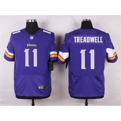 Minnesota Vikings #11 Laquon Treadwell Elite Purple Team Color Men Nike NFL Jersey