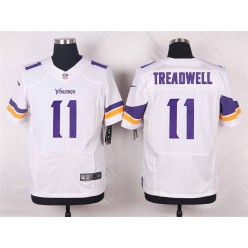 Minnesota Vikings #11 Laquon Treadwell Elite White Men Nike NFL Jersey