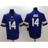 Minnesota Vikings #14 Stefon Diggs Purple Vapor Untouchable Limited Men Nike NFL Jersey