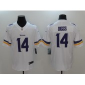 Minnesota Vikings #14 Stefon Diggs White Vapor Untouchable Limited Men Nike NFL Jersey
