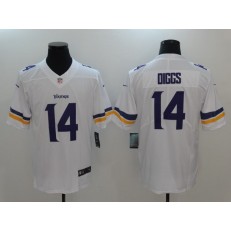 Minnesota Vikings #14 Stefon Diggs White Vapor Untouchable Limited Men Nike NFL Jersey