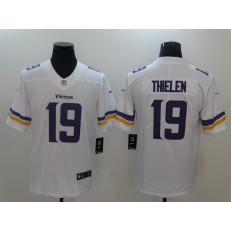 Minnesota Vikings #19 Adam Thielen White Vapor Untouchable Limited Men Nike NFL Jersey