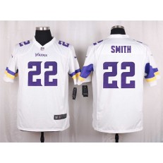 Minnesota Vikings #22 Harrison Smith Elite White Men Nike NFL Game Jersey