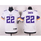 Minnesota Vikings #22 Harrison Smith Elite White Men Nike NFL Jersey