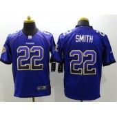 Minnesota Vikings #22 Harrison Smith Purple Drift Fashion Men Football Nike NFL Jersey