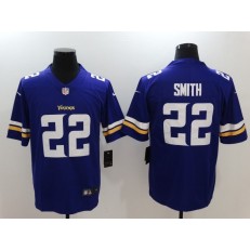 Minnesota Vikings #22 Harrison Smith Purple Vapor Untouchable Limited Men Nike NFL Jersey
