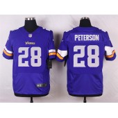 Minnesota Vikings #28 Adrian Peterson Elite Purple Team Color Men Nike NFL Jersey