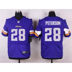 Minnesota Vikings #28 Adrian Peterson Elite Purple Team Color Men Nike NFL Jersey