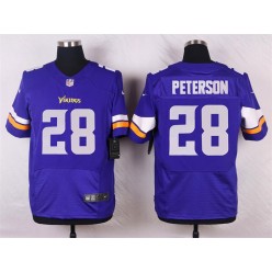 Minnesota Vikings #28 Adrian Peterson Elite Purple Team Color Men Nike NFL Jersey
