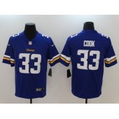 Minnesota Vikings #33 Dalvin Cook Purple Vapor Untouchable Limited Men Nike NFL Jersey