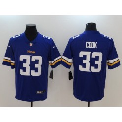 Minnesota Vikings #33 Dalvin Cook Purple Vapor Untouchable Limited Men Nike NFL Jersey