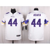 Minnesota Vikings #44 Matt Asiata Elite White Men Nike NFL Game Jersey