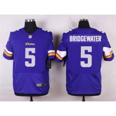 Minnesota Vikings #5 Teddy Bridgewater Elite Purple Team Color Men Nike NFL Jersey