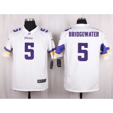 Minnesota Vikings #5 Teddy Bridgewater Elite White Men Nike NFL Game Jersey