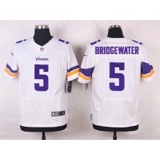Minnesota Vikings #5 Teddy Bridgewater Elite White Men Nike NFL Jersey