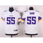 Minnesota Vikings #55 Anthony Barr Elite White Men Nike NFL Jersey