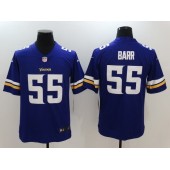 Minnesota Vikings #55 Anthony Barr Purple Vapor Untouchable Limited Men Nike NFL Jersey