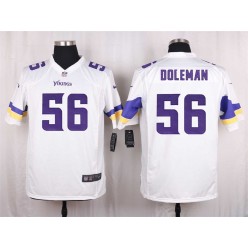 Minnesota Vikings #56 Chris Doleman Elite White Men Nike NFL Game Jersey