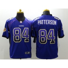 Minnesota Vikings #84 Cordarrelle Patterson Purple Drift Fashion Men Football Nike NFL Jersey