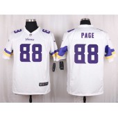 Minnesota Vikings #88 Alan Page Elite White Men Nike NFL Game Jersey
