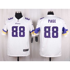 Minnesota Vikings #88 Alan Page Elite White Men Nike NFL Game Jersey