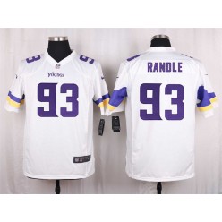 Minnesota Vikings #93 John Randle Elite White Men Nike NFL Game Jersey