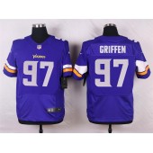 Minnesota Vikings #97 Everson Griffen Elite Purple Team Color Men Nike NFL Jersey