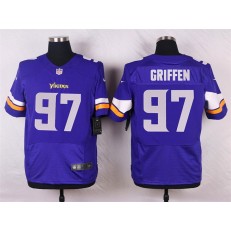 Minnesota Vikings #97 Everson Griffen Elite Purple Team Color Men Nike NFL Jersey