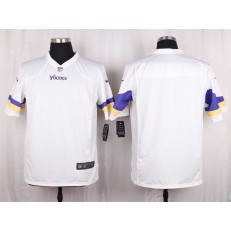 Minnesota Vikings #Blank Elite White Men Nike NFL Game Jersey