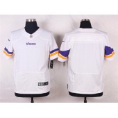 Minnesota Vikings #Blank Elite White Men Nike NFL Jersey