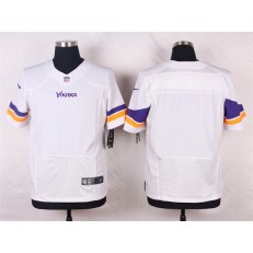 Minnesota Vikings #Blank Elite White Men Nike NFL Jersey