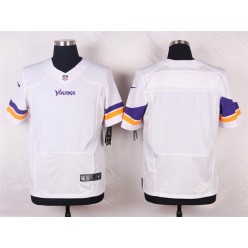 Minnesota Vikings #Blank Elite White Men Nike NFL Jersey
