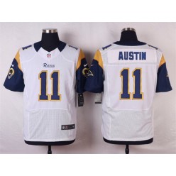St. Louis Rams #11 Tavon Austin Men Nike White Elite NFL Jersey