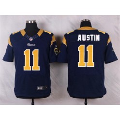 St. Louis Rams #11 Tavon Austin Navy Blue Men Football Elite Nike NFL Jersey